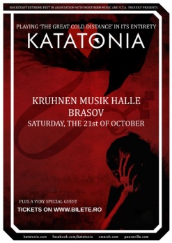 Concert Katatonia la Kruhnen Musik Halle din Braşov