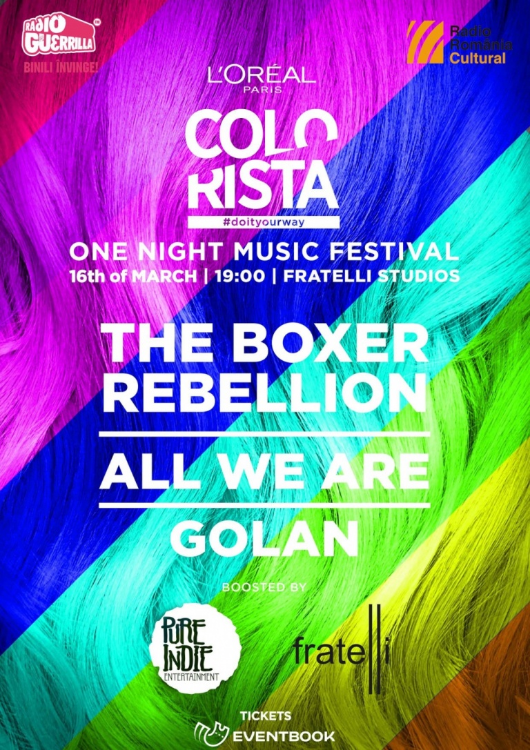 Concert The Boxer Rebellion, All We Are şi Golan în Fratelli Studios din Bucureşti (CONCURS)