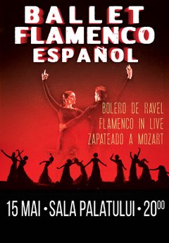 poster-afis Ballet Flamenco Español la Sala Palatului din Bucuresti (2018)