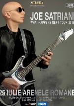 Concert Joe Satriani la Arenele Romane din Bucureşti (CONCURS)