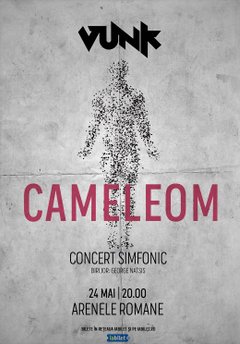 poster-afis Concert VUNK CAMELEOM la Arenele Romane din Bucuresti (2018)