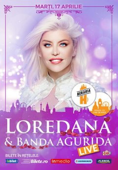 poster-afis Concert Loredana la Beraria H din Bucuresti (2018)