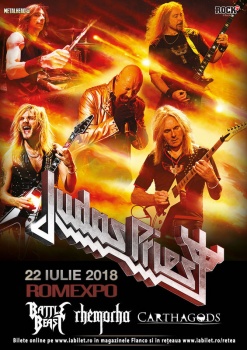Concert Judas Priest la Romexpo din Bucureşti (CONCURS)