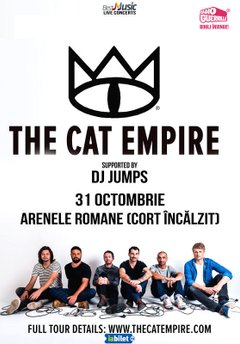 poster-afis-concert-the-cat-empire-arenele-romane-bucuresti-2018