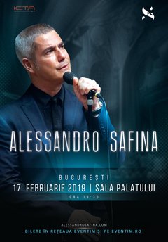 Poster Afis Concert Alessandro Safina Sala Palatului Bucuresti 2019