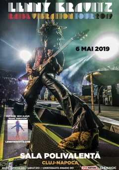 Poster Afis Concert Lenny Kravitz Bt Arena Cluj Napoca 2019