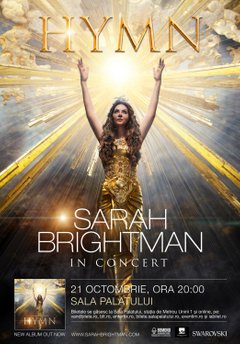 Poster Afis Concert Sarah Brightman Sala Palatului Bucuresti 2019