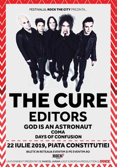 poster-afis-concert-the-cure-editors-bucuresti-2019