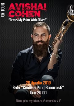 poster-afis Concert Avishai Cohen la Cinema Pro din Bucuresti (2019)