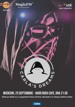 poster-afis-concert-carlas-dreams-hrc-bucuresti-septembrie-2019