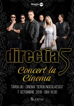 poster-afis-concert-directia-5-cinema-sergiu-nicolaescu-targu-jiu-octombrie-2019