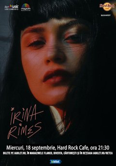 poster-afis-concert-irina-rimes-hard-rock-cafe-bucuresti-septembrie-2019