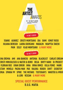 poster-afis-the-artist-awards-piata-mihai-viteazul-craiova-2019