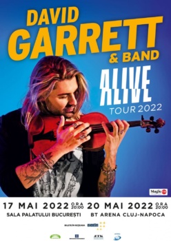 Concert David Garrett – „ALIVE” la BT Arena din Cluj-Napoca