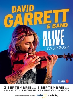 Concert David Garrett – „ALIVE” la BT Arena din Cluj-Napoca