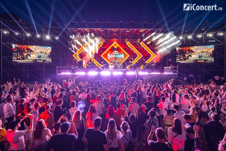 FOTO: Red Bull SoundClash 2022: Spike vs. Irina Rimes la Romexpo din Bucureşti