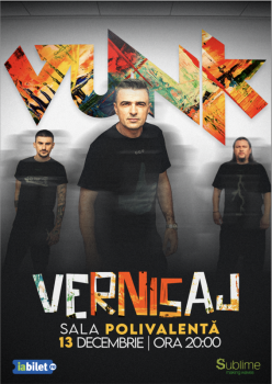 Concert VUNK  – VERNISAJ la Sala Polivalentă din București