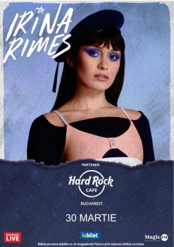 Concert Irina Rimes la Hard Rock Cafe din Bucureşti
