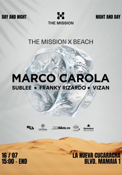 poster-afis-marco-carola-the-mission-beach-mamaia