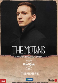Concert The Motans la Hard Rock Cafe din București