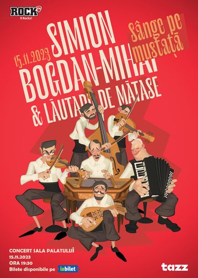 Concert Simion Bogdan-Mihai și Lăutarii de Mătase la Sala Palatului din București