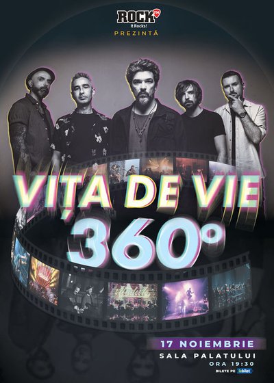 Concert Vița de Vie – 360° la Sala Palatului din București