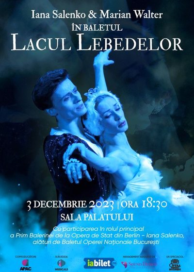 Spectacol de balet „Lacul Lebedelor” la Sala Palatului din București