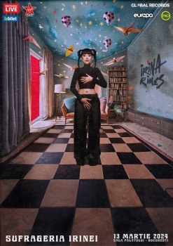 Concert Irina Rimes – Sufrageria Irinei – la Sala Palatului din București