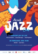Concert Joy of Life – Petrică Andrei, Ionuț Baranga, Vlad Popescu la ARCUB din București