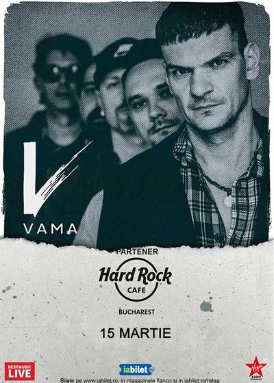 Concert VAMA la Hard Rock Cafe din București