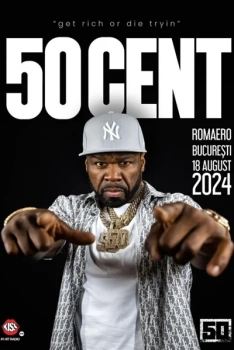 Concert 50 Cent la Romaero din București