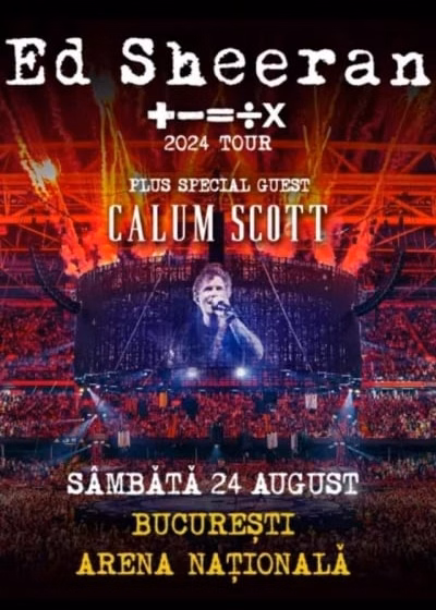 Concert Ed Sheeran la Arena Națională din București