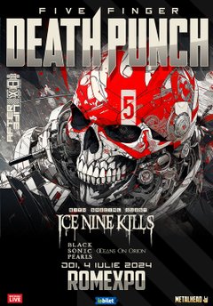 poster-afis-five-finger-death-punch-romexpo-bucuresti-2024