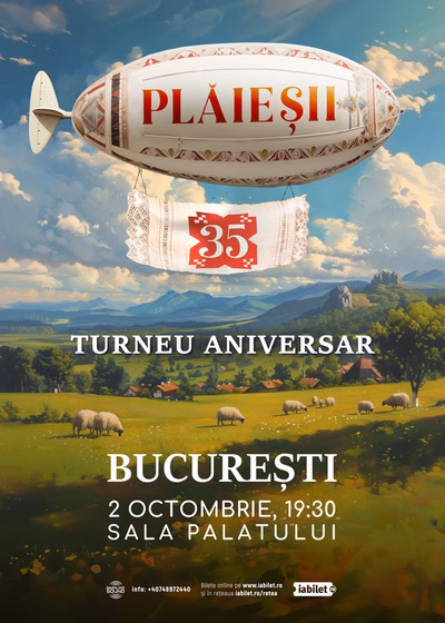 Concert Ansamblul Plăieșii la Sala Palatului din București
