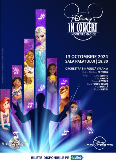 Disney în Concert – „Momente Magice” la Sala Palatului din București