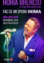 Concert Horia Brenciu – „Fac ce-mi spune inima” la Sala Palatului din București