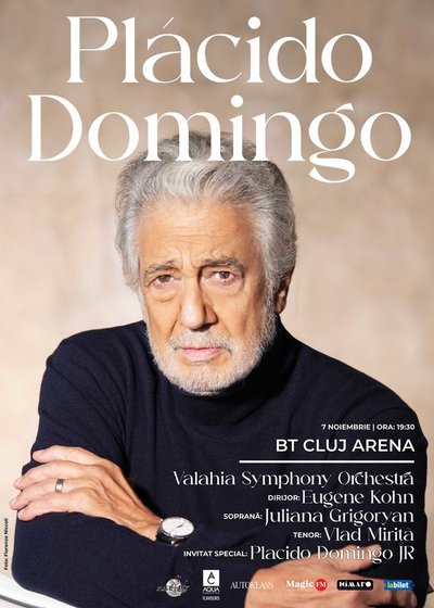 Concert Plácido Domingo la BT Arena din Cluj-Napoca