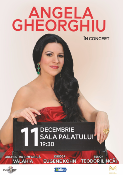 Concert Angela Gheorghiu la Sala Palatului din București