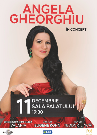 Concert Angela Gheorghiu la Sala Palatului din București