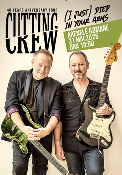 afis-concert-cutting-crew-arenele-romane-bucuresti-2025