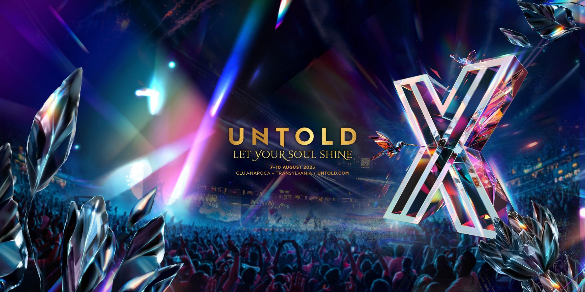 UNTOLD X dezvăluie lista completă a artiștilor pentru ediția aniversară din 2025