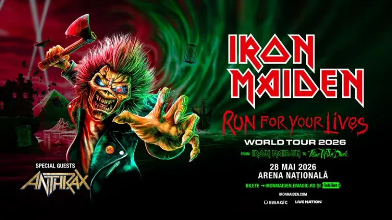 Concert Iron Maiden la Arena Națională din București