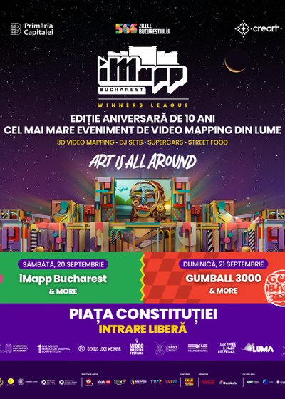 iMapp Bucharest 2025 în Piața Constituției din București