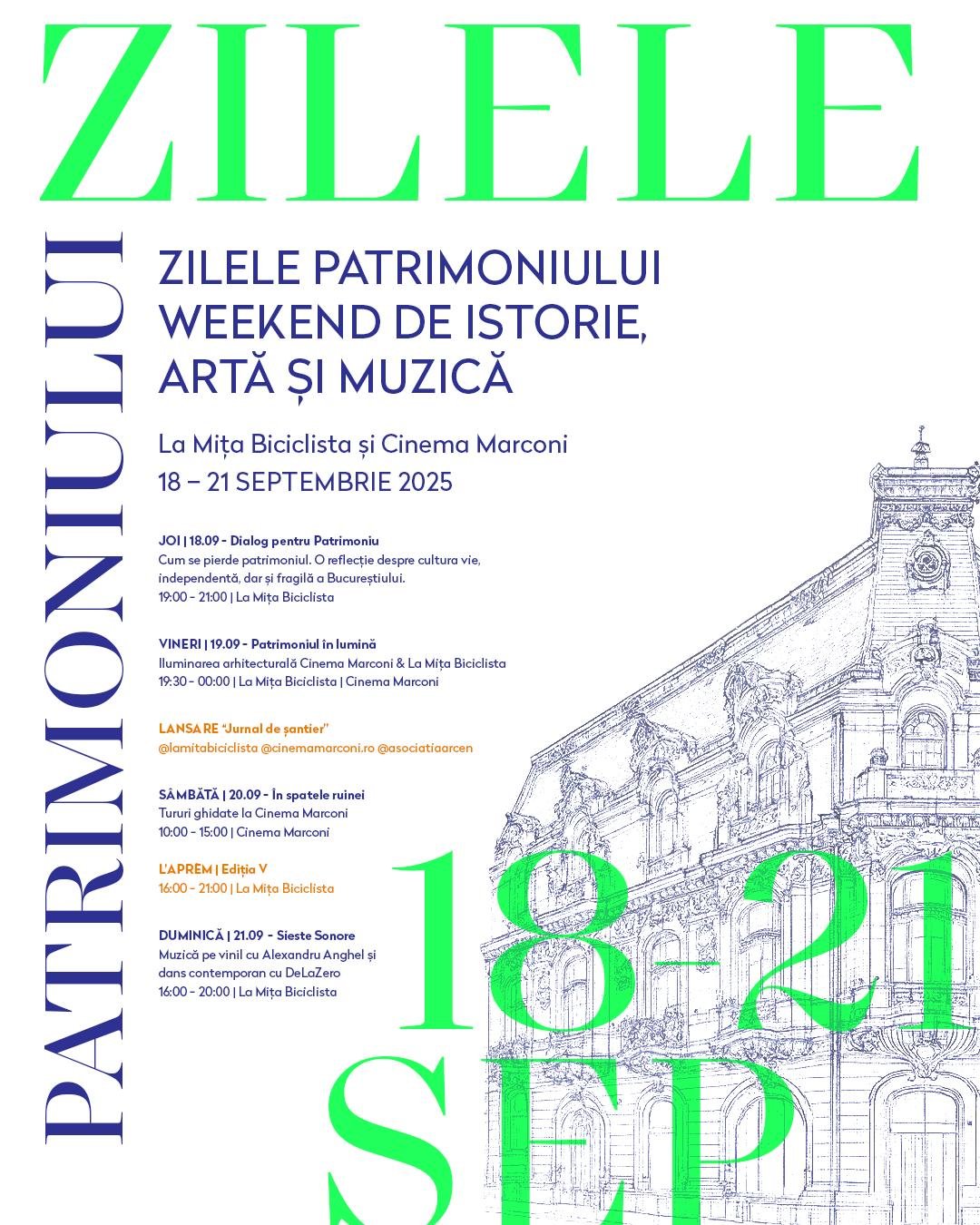 Program Zilele Patrimoniului 2025