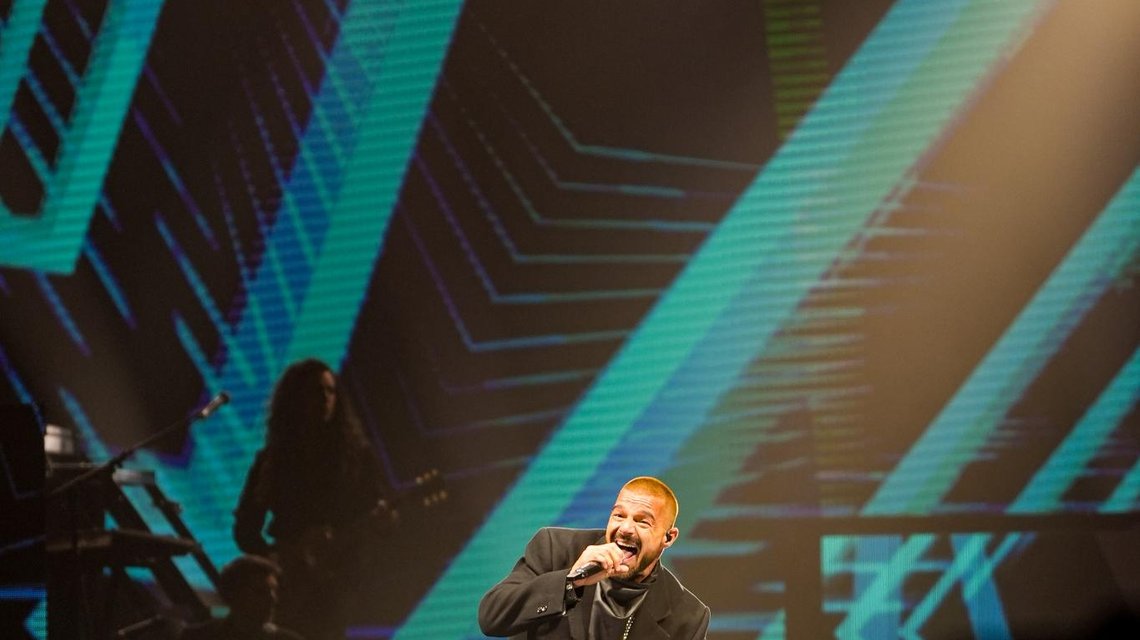 FOTO: Ricky Martin la Romexpo din Bucureşti