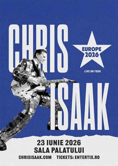 Concert Chris Isaak la Sala Palatului din București