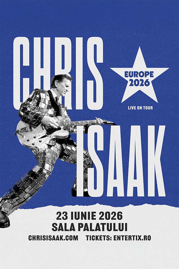 Concert Chris Isaak la Sala Palatului din București