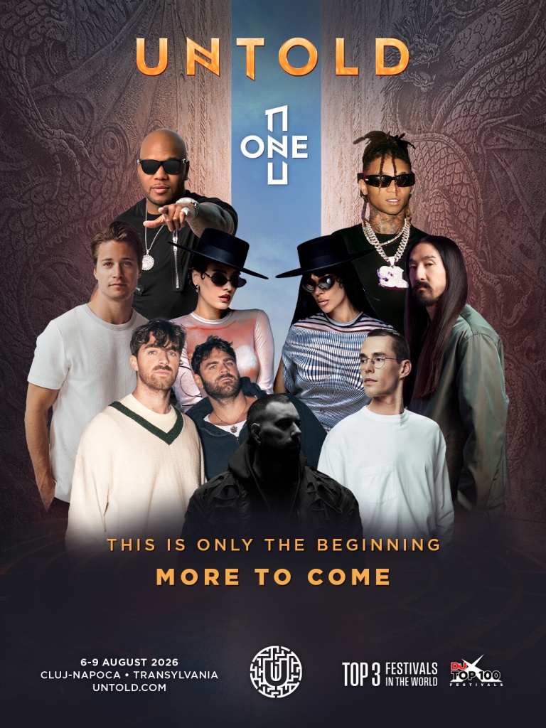 UNTOLD ONE 2026: Flo Rida, Swae Lee, Kygo, The Chainsmokers și Lost Frequencies, printre primii artiști confirmați