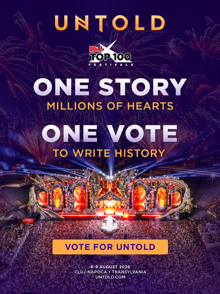 Votează UNTOLD în cel mai mare clasament de festivaluri din lume
