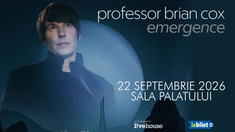 Brian Cox – „Emergence” la Sala Palatului din București